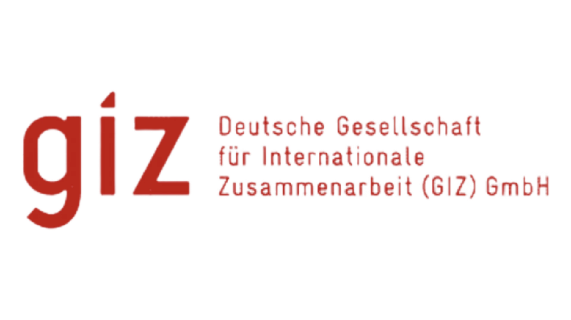 GIZ Deutsche Gesellschaft für Internationale Zusammenarbeit